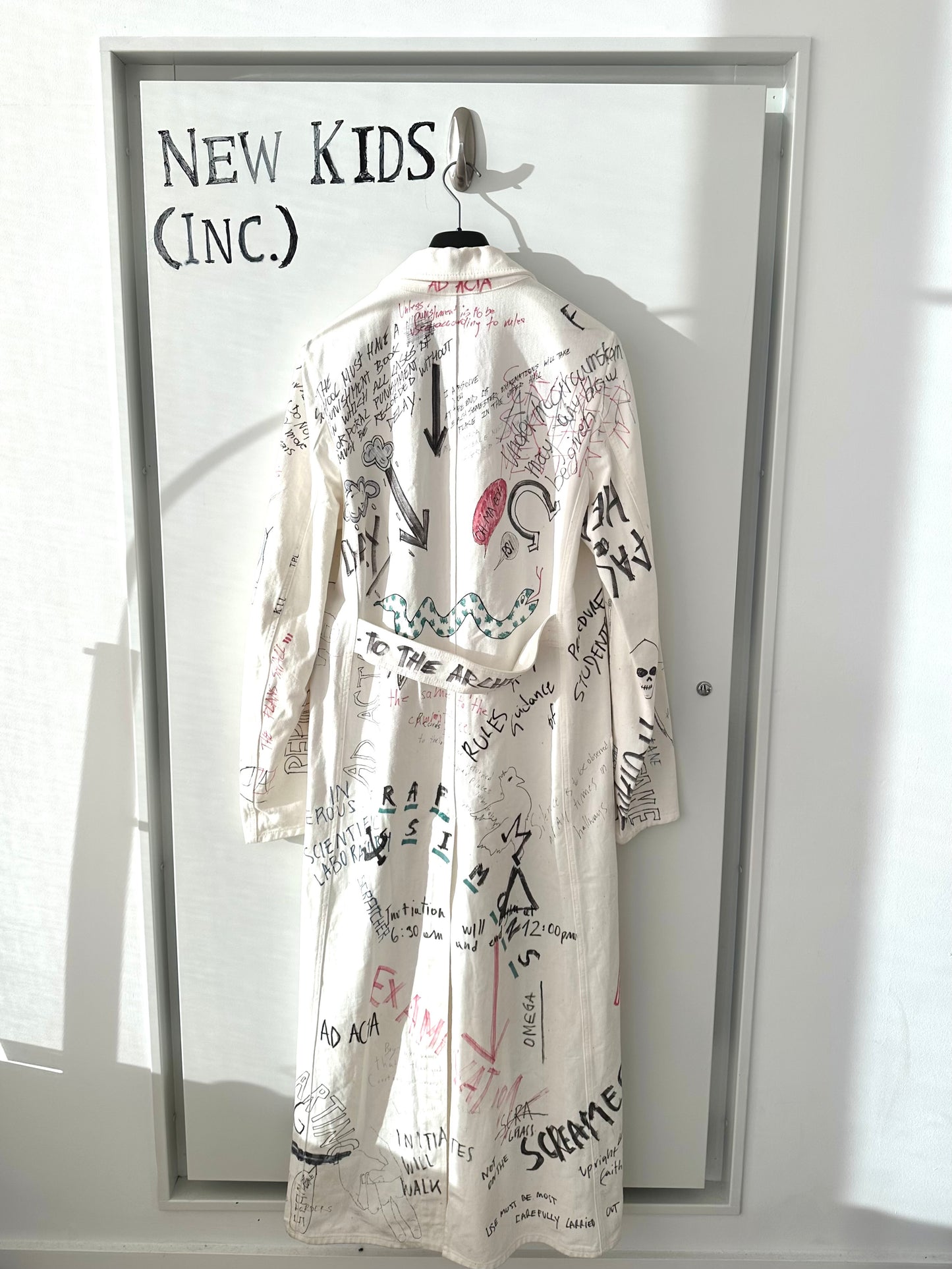 Raf Simons Hand Printed Lab Coat