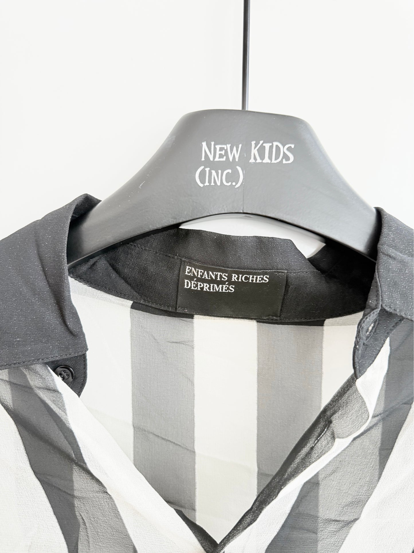 Enfants Riches Deprimes Silk Striped Shirt