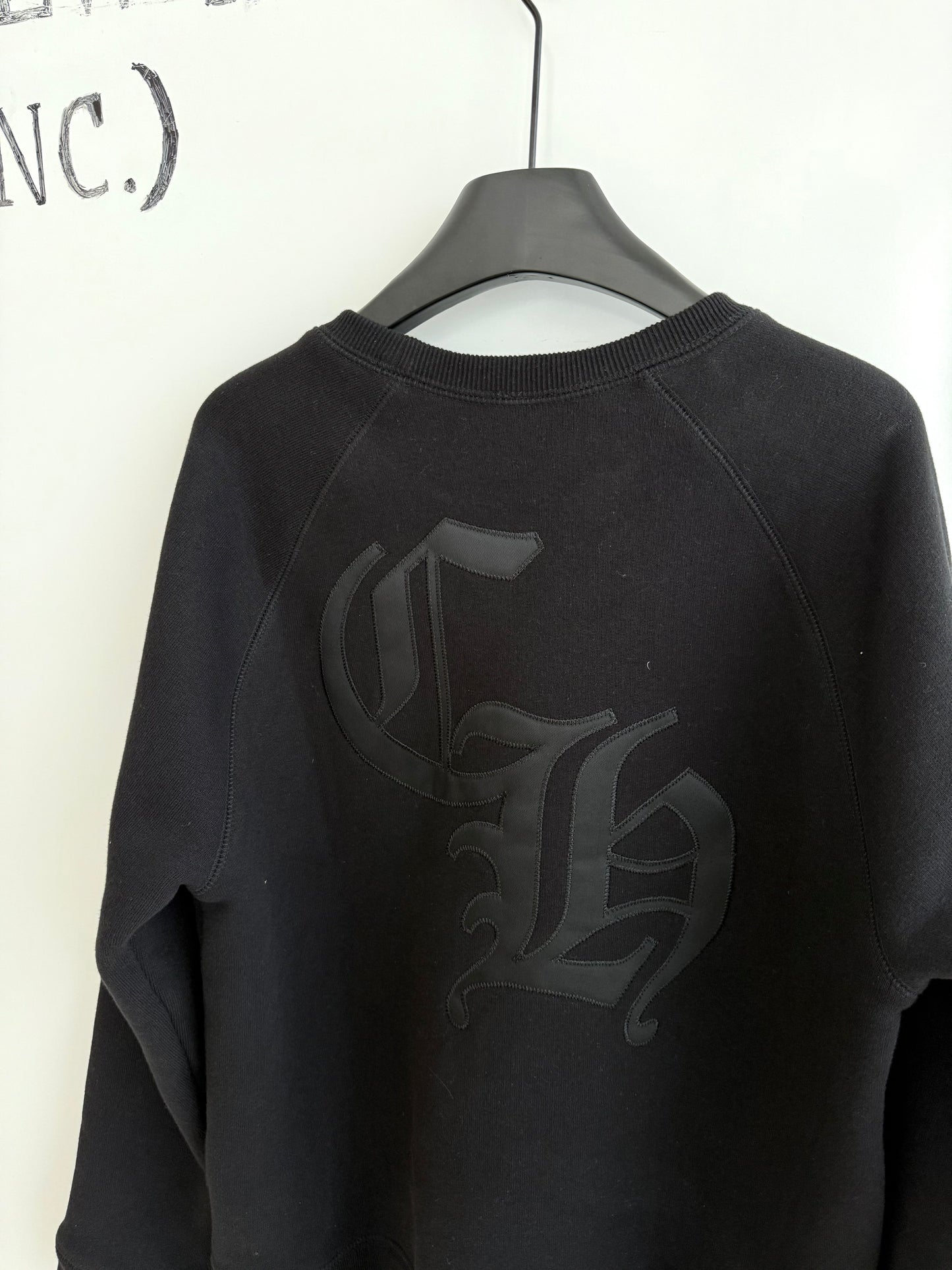 Chrome Hearts Triple Cross Patched Crewneck