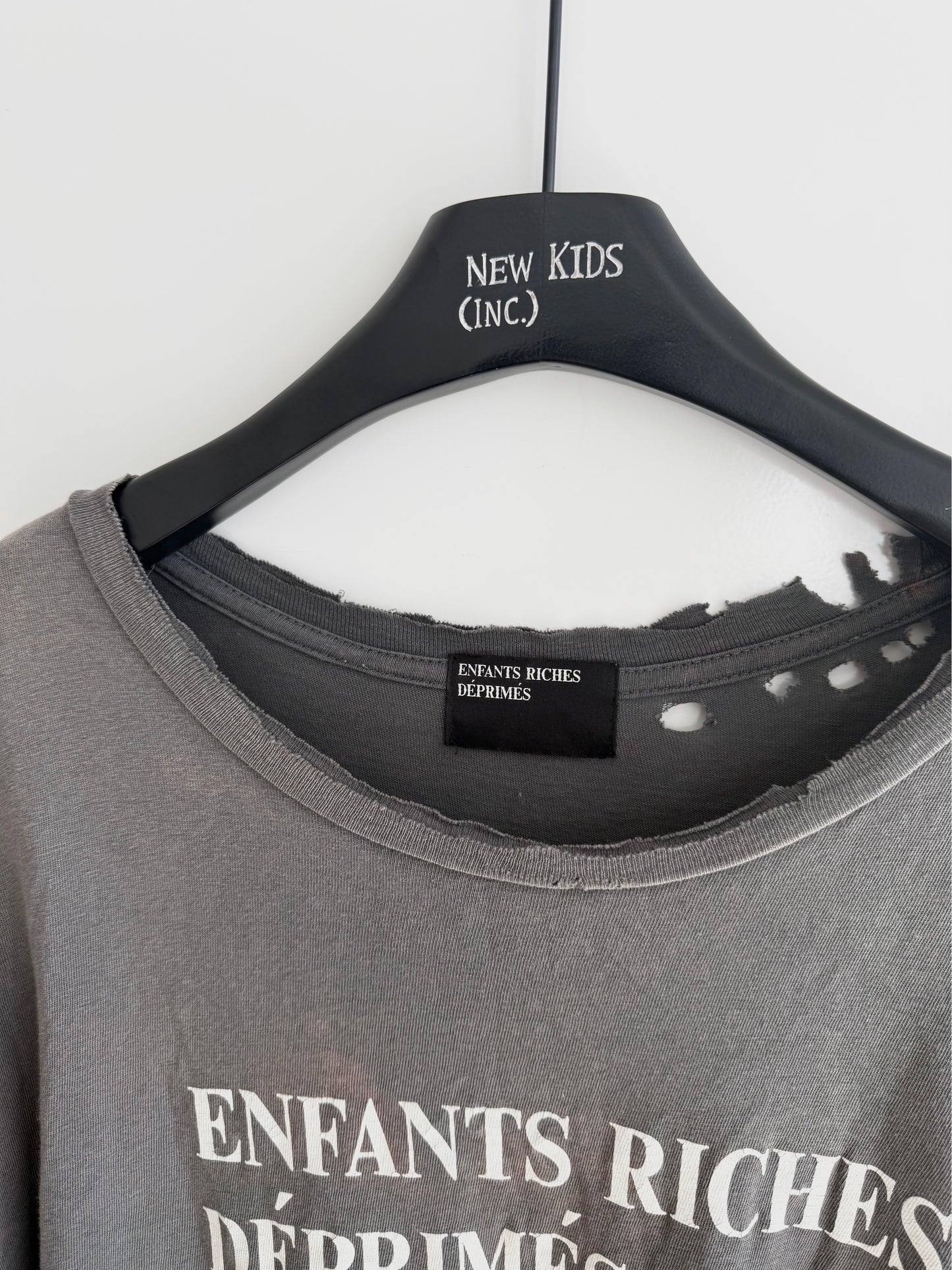Enfants Riches Deprimes Washed Logo T Shirt