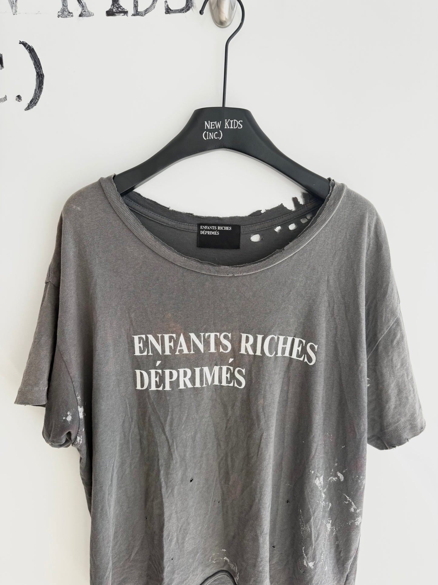 Enfants Riches Deprimes Washed Logo T Shirt