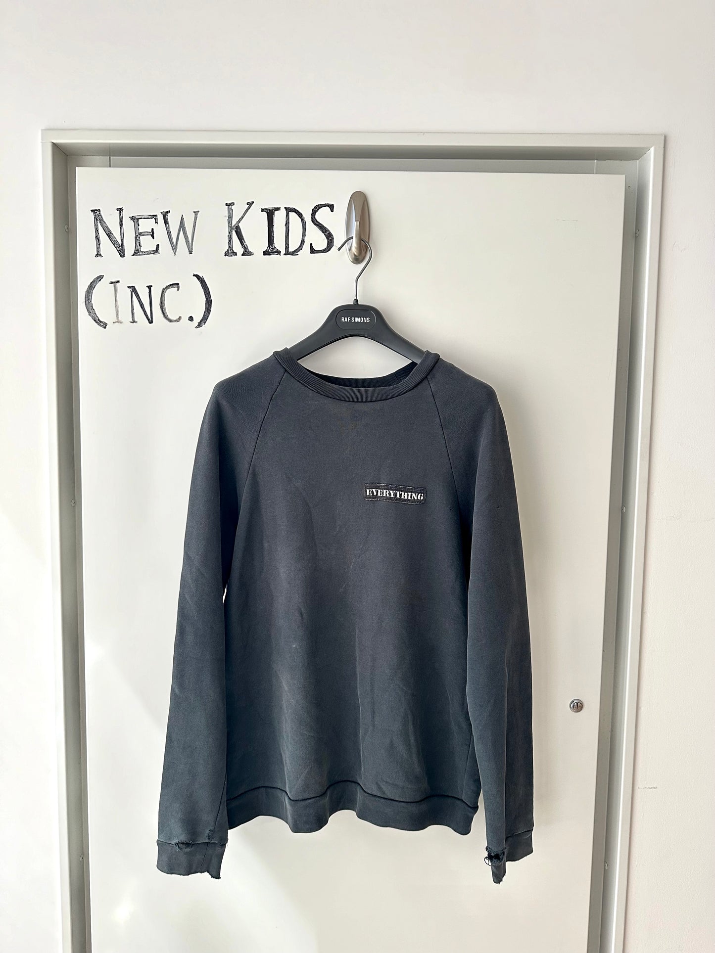 Raf Simons “Riot Riot Riot” Patched Crewneck