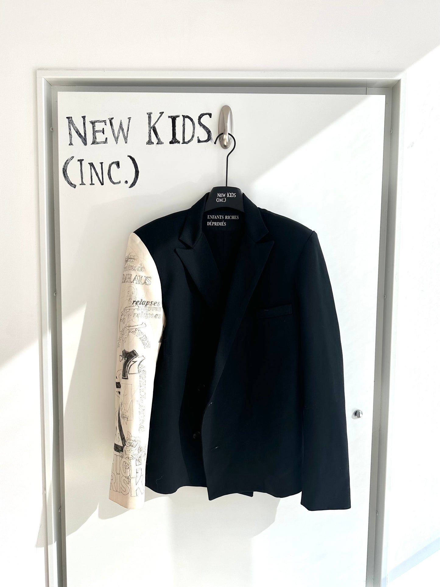Enfants Riches Deprimes Hand Printed High Risk Blazer Jacket