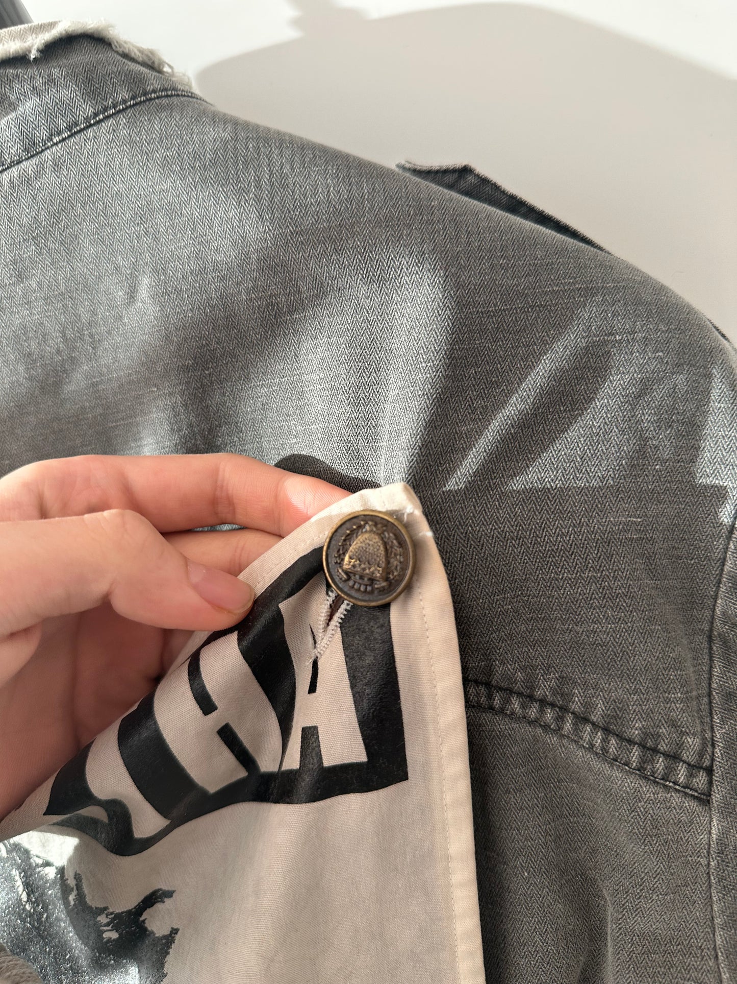 Raf Simons “Siddhartha Returned”Denim Jacket