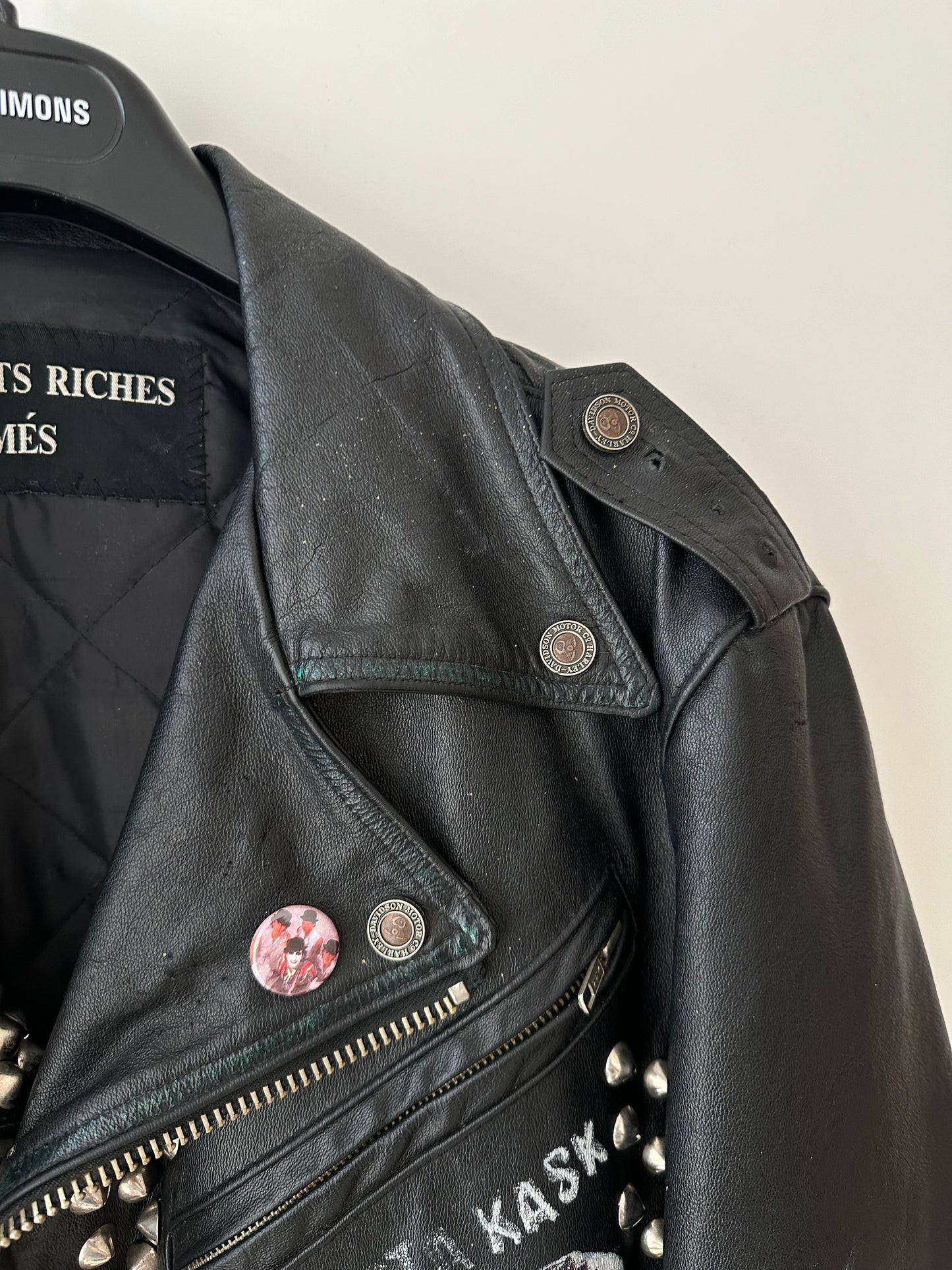 Enfants Riches Deprimes Hand Printed Punk Jacket