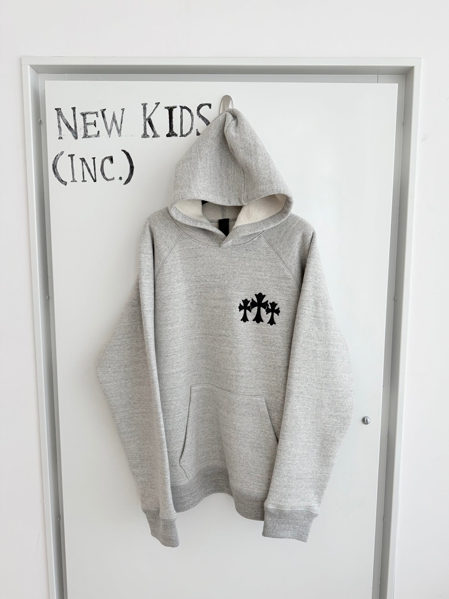Chrome Hearts triple Cross Patched Hoodie