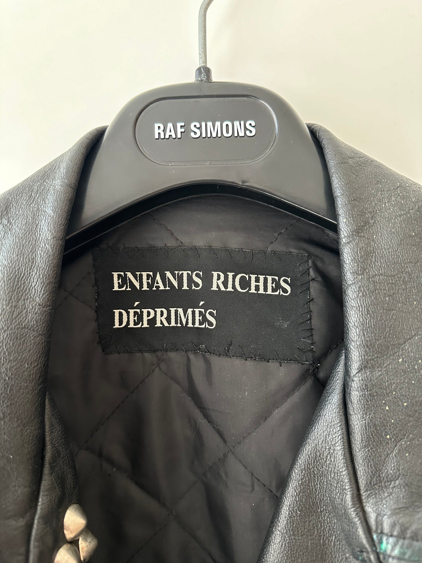 Enfants Riches Deprimes Hand Printed Punk Jacket