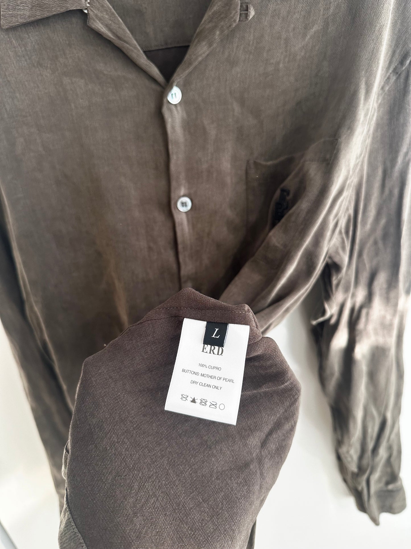 Enfants Riches Deprimes Cupro Buttons up Shirt