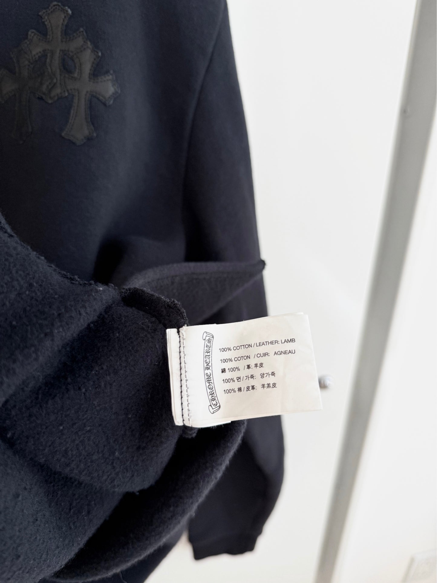 Chrome Hearts Triple Cross Patched Hoodie
