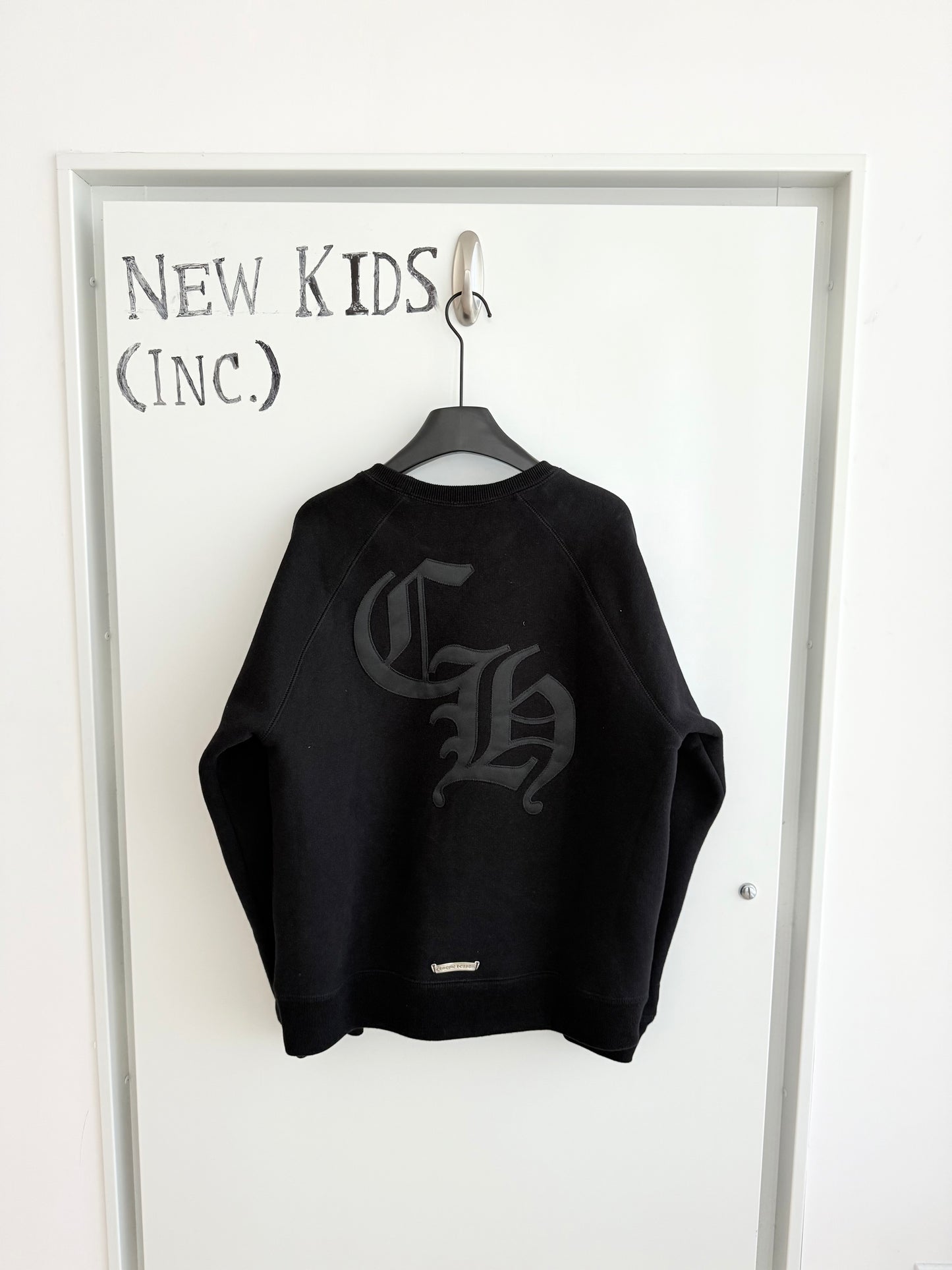 Chrome Hearts Triple Cross Patched Crewneck