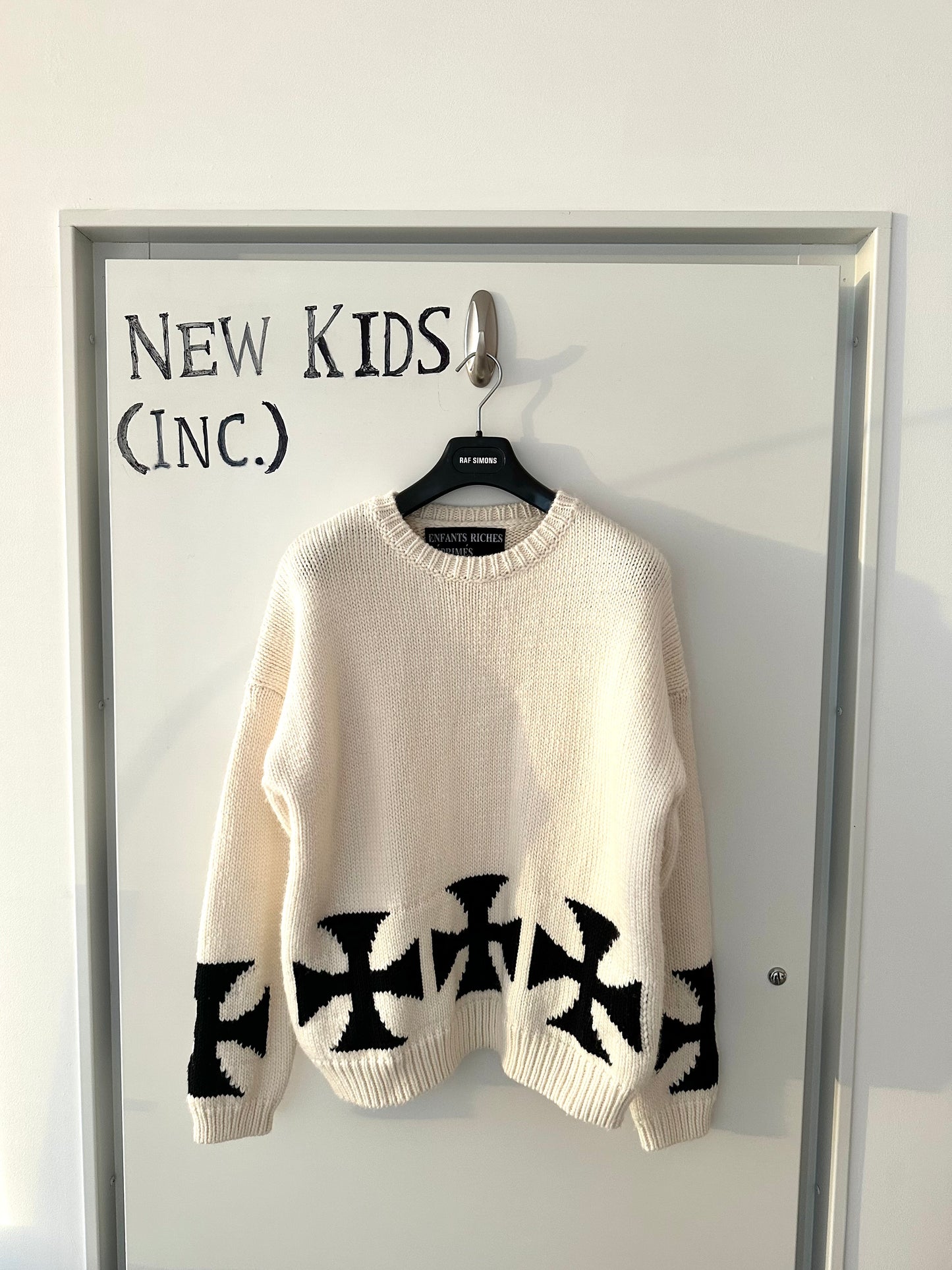 Enfants Riches Deprimes Apres Defile Cross knit Sweater