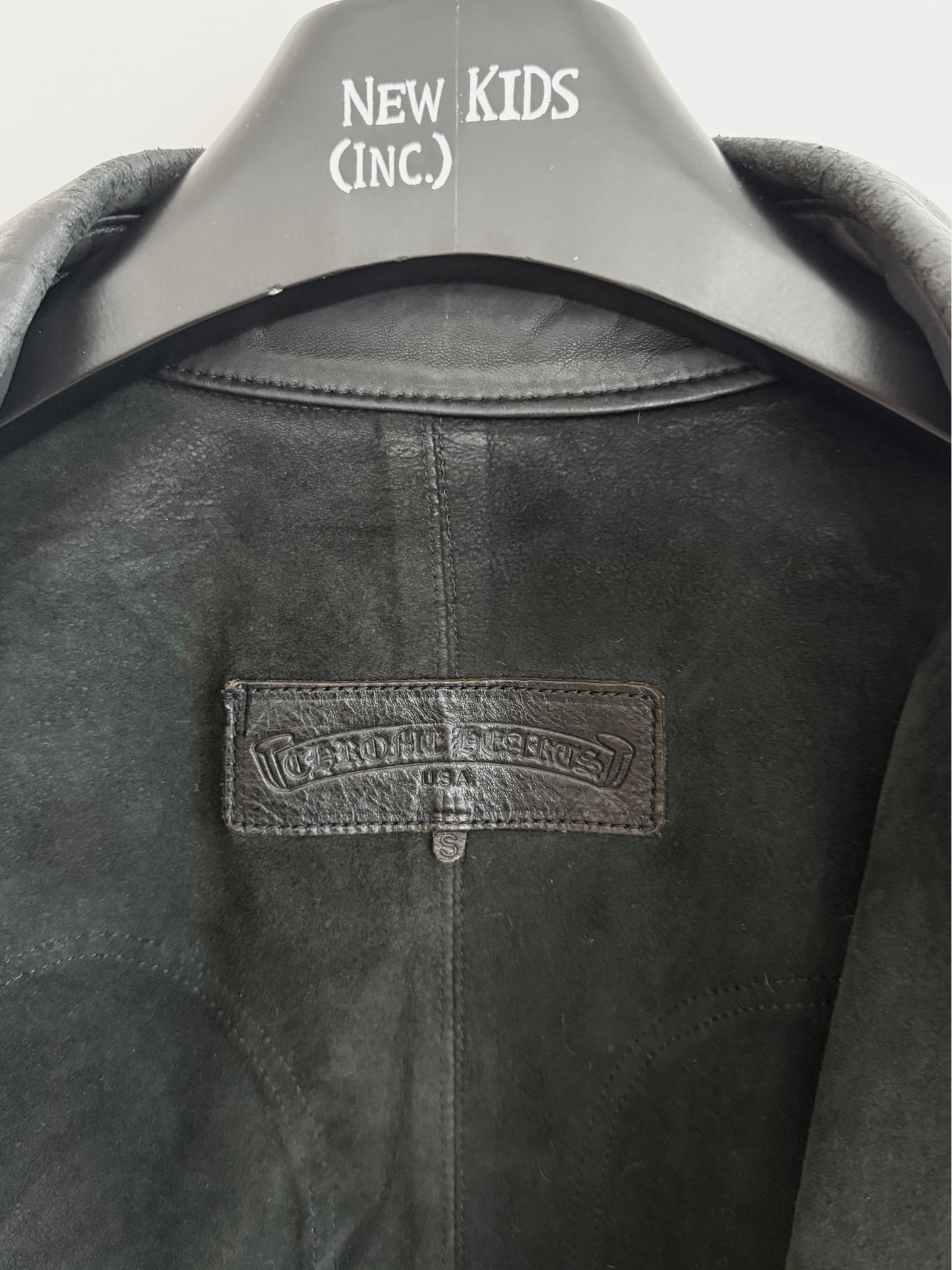 Chrome Hearts Leather Western Shirt