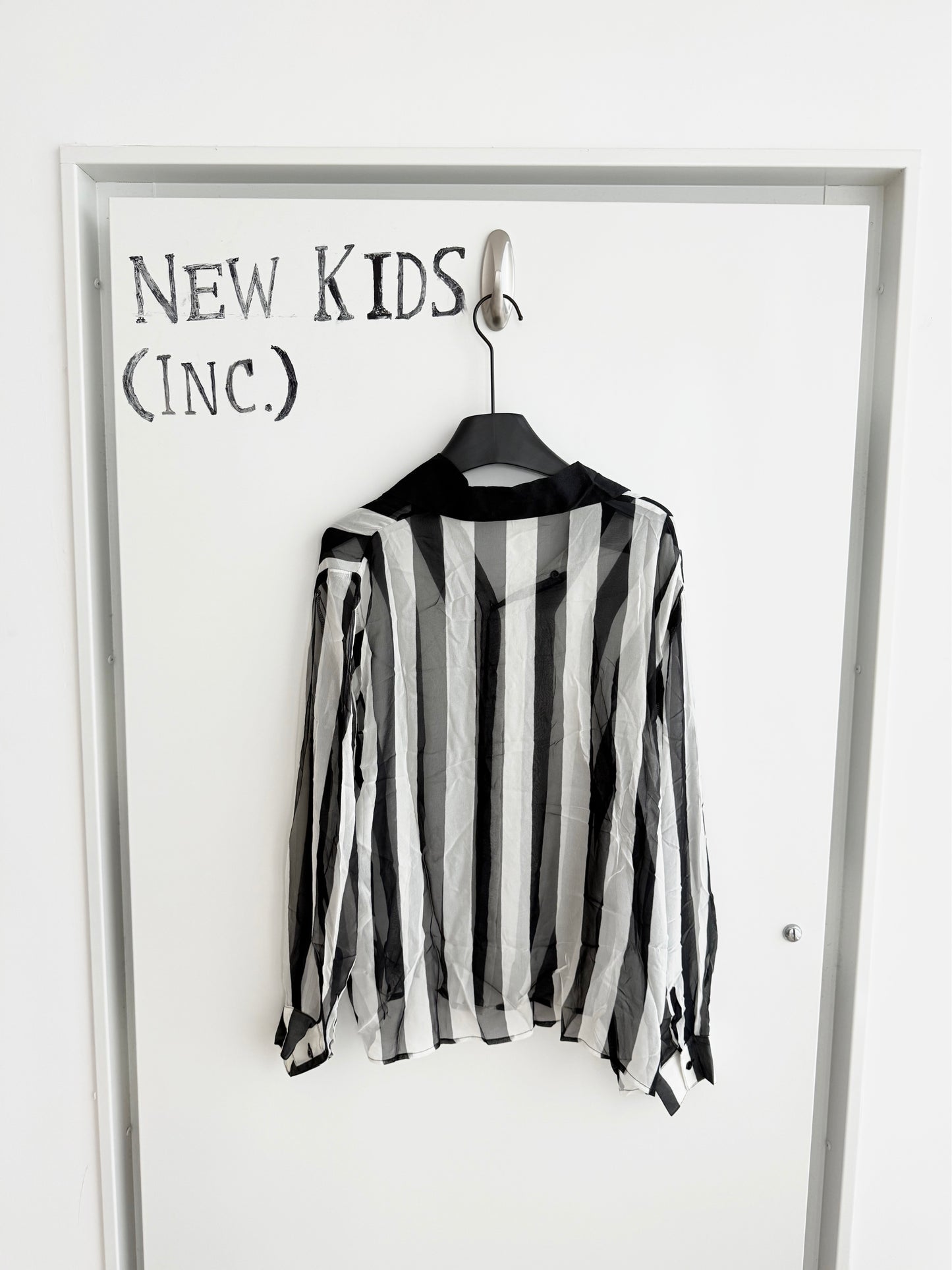 Enfants Riches Deprimes Silk Striped Shirt