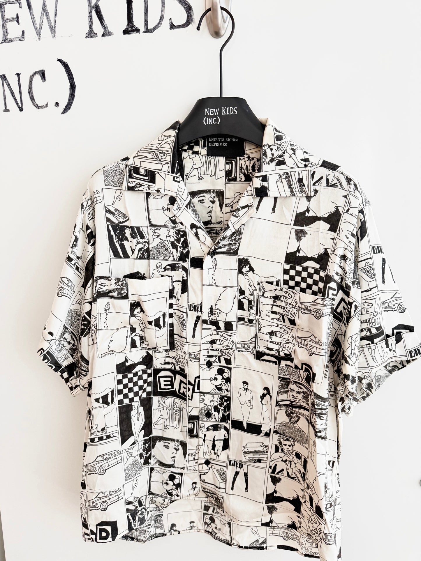 Enfants Riches Deprimes Checkered Silk Shirt