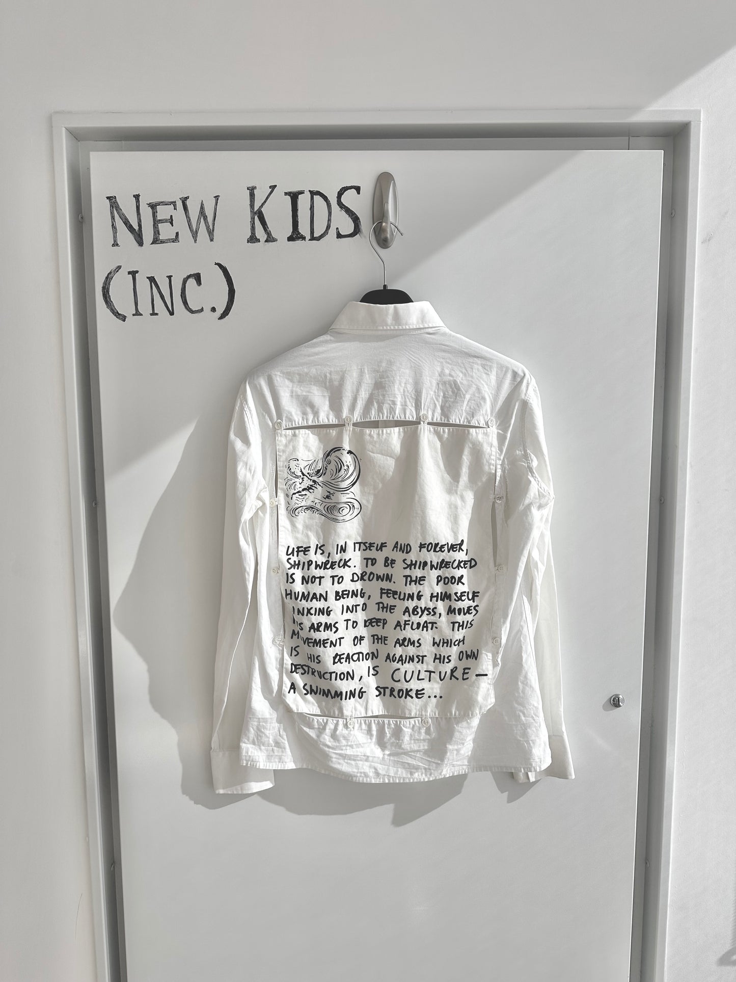 Raf Simons Waves Patched Button Shirt
