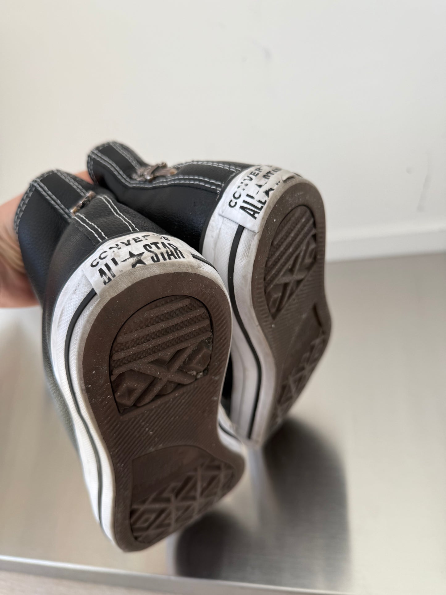 Chrome Hearts Leather Converse