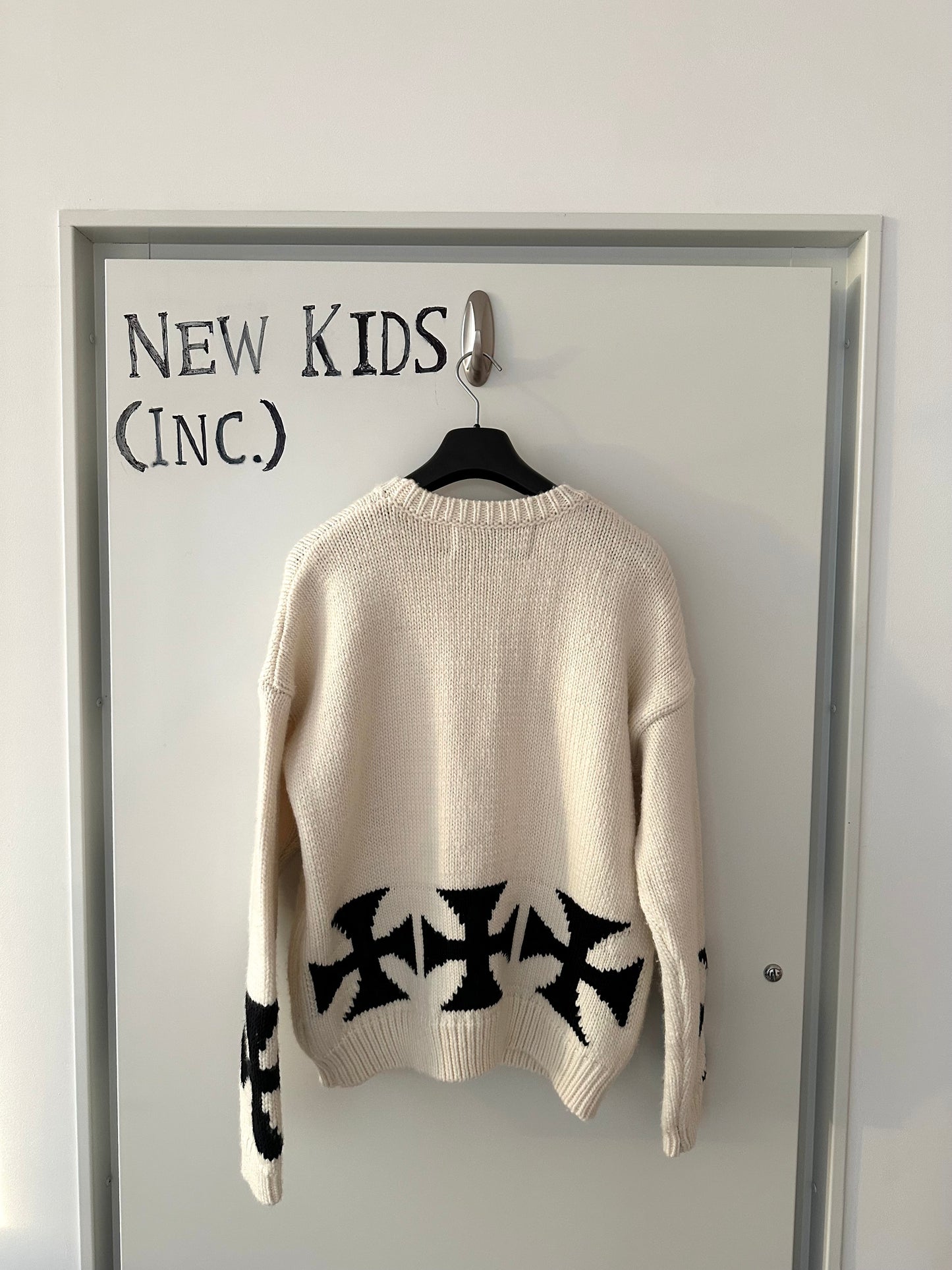 Enfants Riches Deprimes Apres Defile Cross knit Sweater