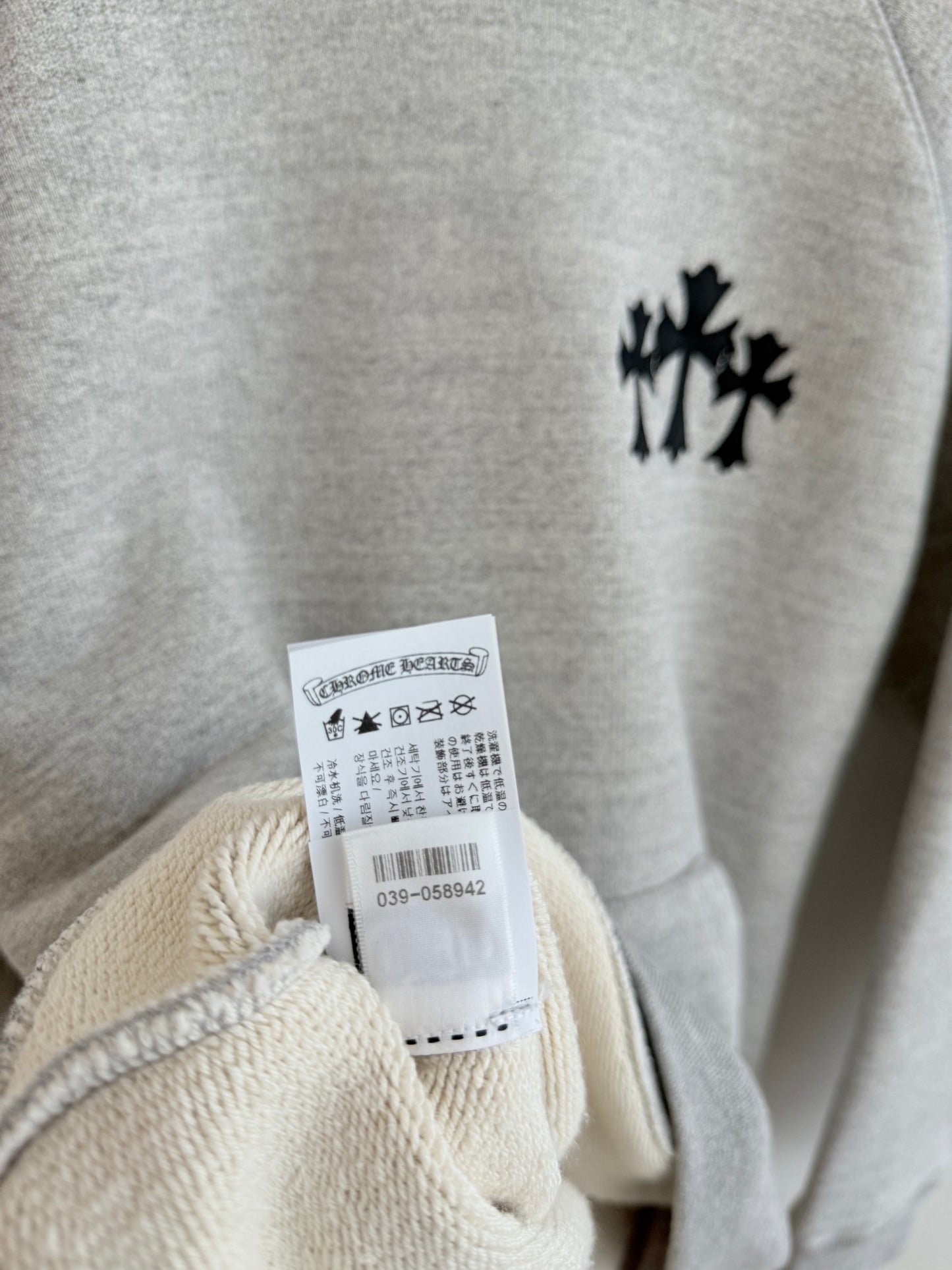 Chrome Hearts triple Cross Patched Hoodie