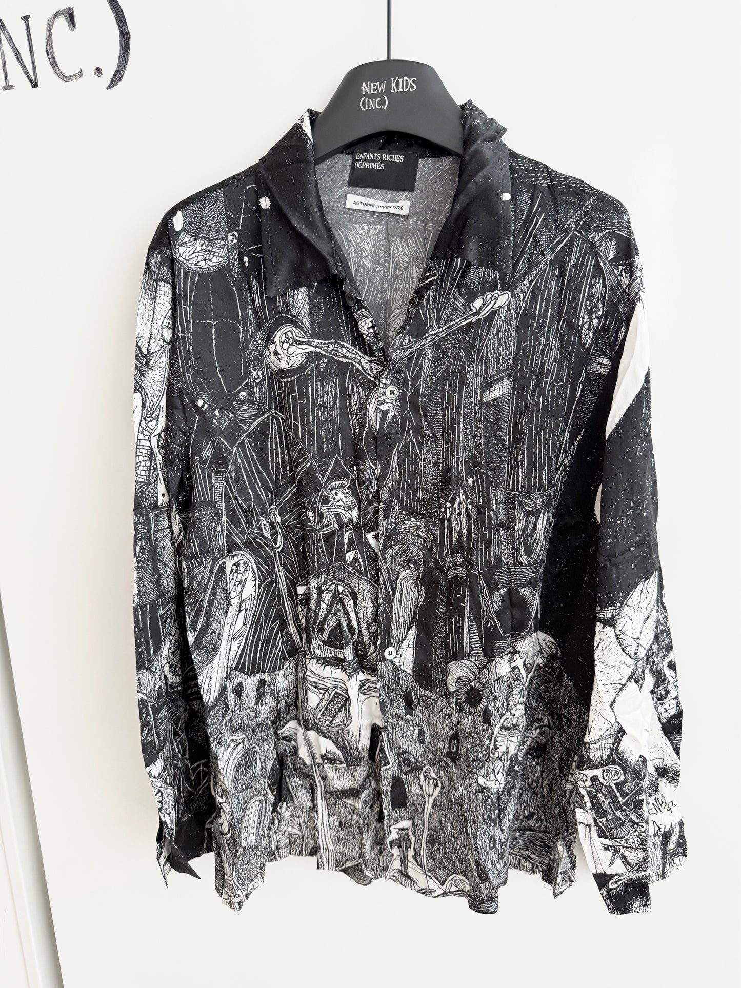 Enfants Riches Deprimes Silk Rudimentary Shirt
