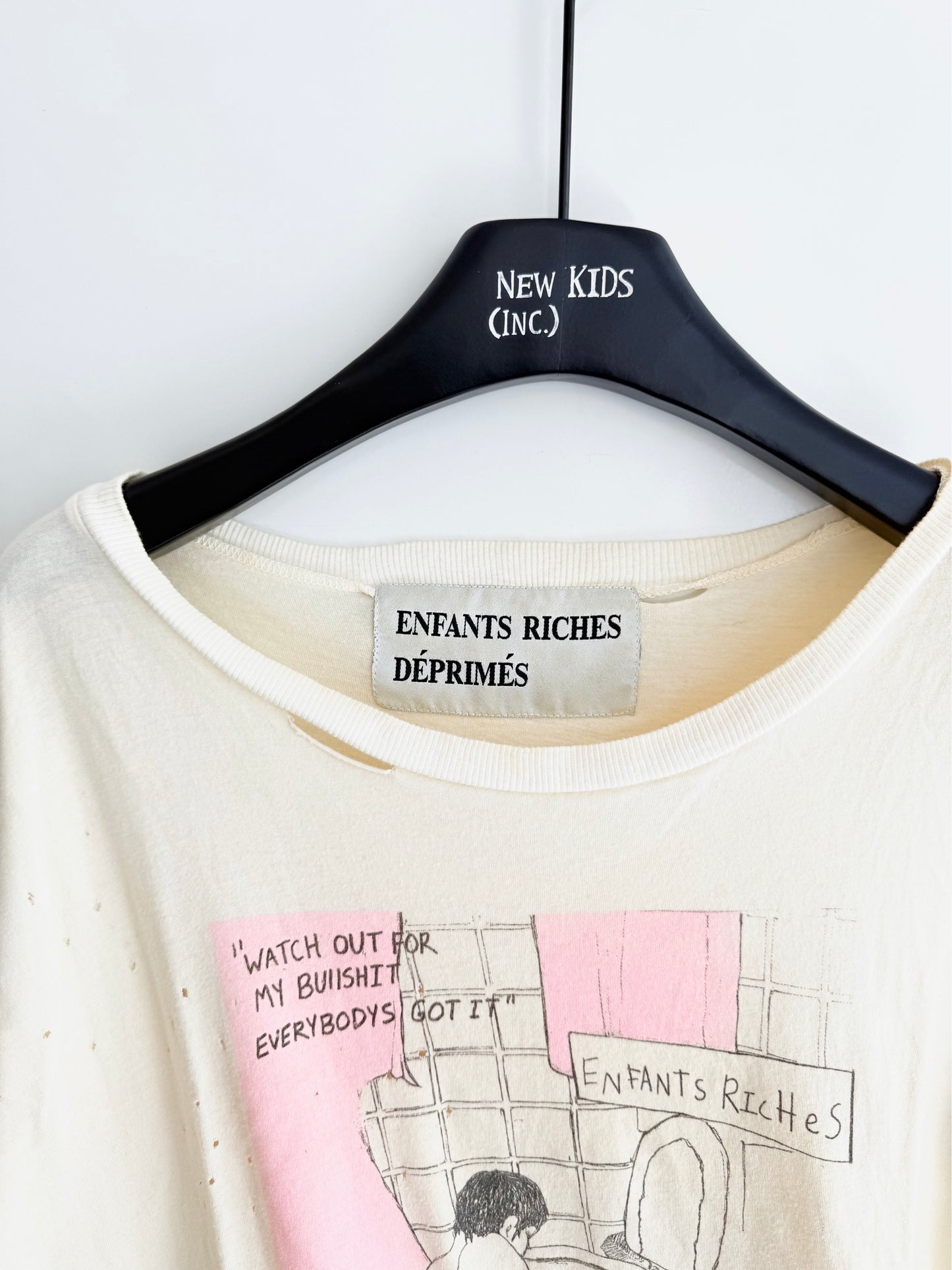 Enfants Riches Deprimes Distressed Boy T Shirt
