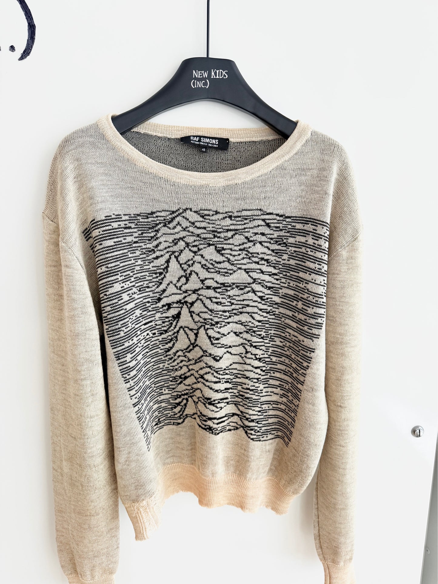 Raf Simons Closer Unknown Pleasures Sweater