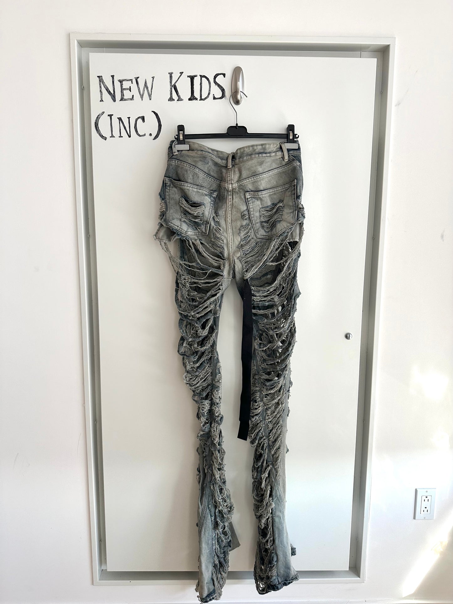 Rick Owens Drkshdw Damaged Jeans