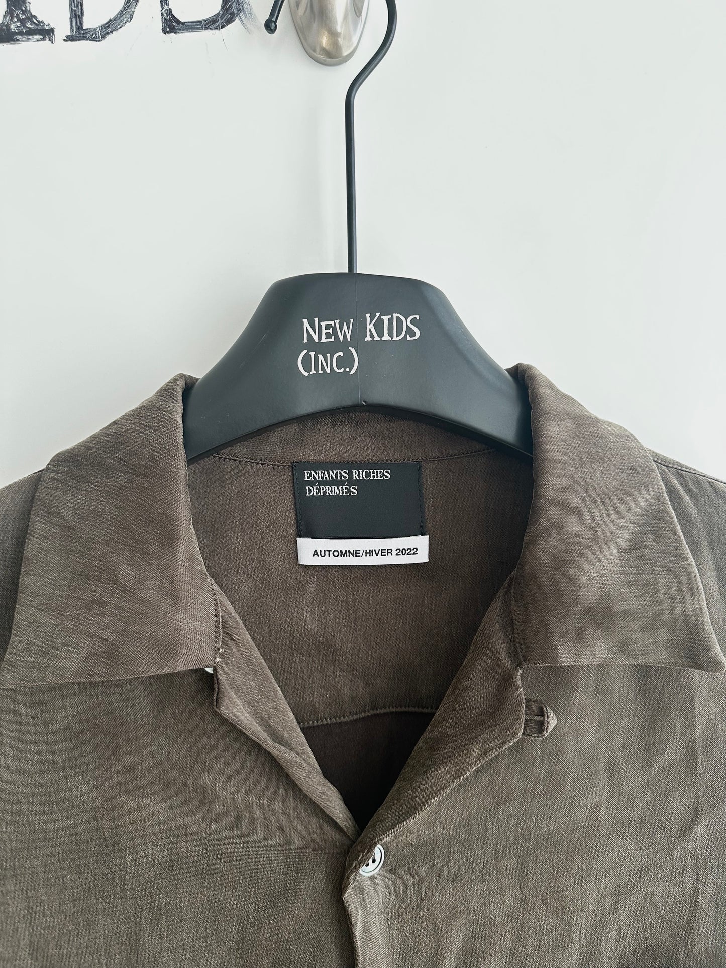 Enfants Riches Deprimes Cupro Buttons up Shirt