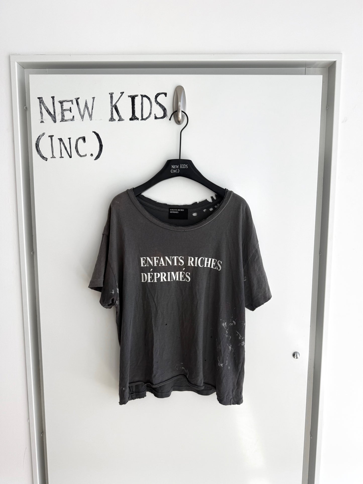 Enfants Riches Deprimes Washed Logo T Shirt