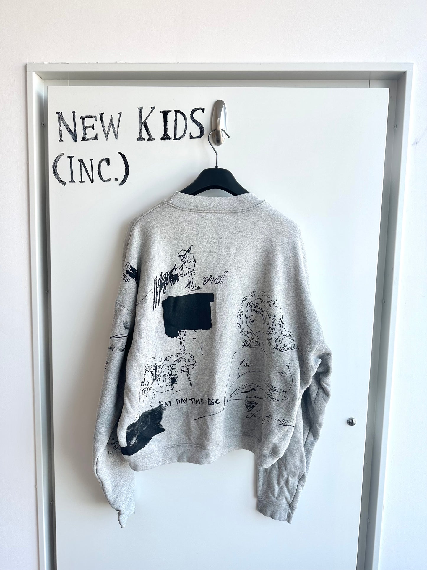 Enfants Riches Deprimes Embroidery & Hand Printed Crewneck