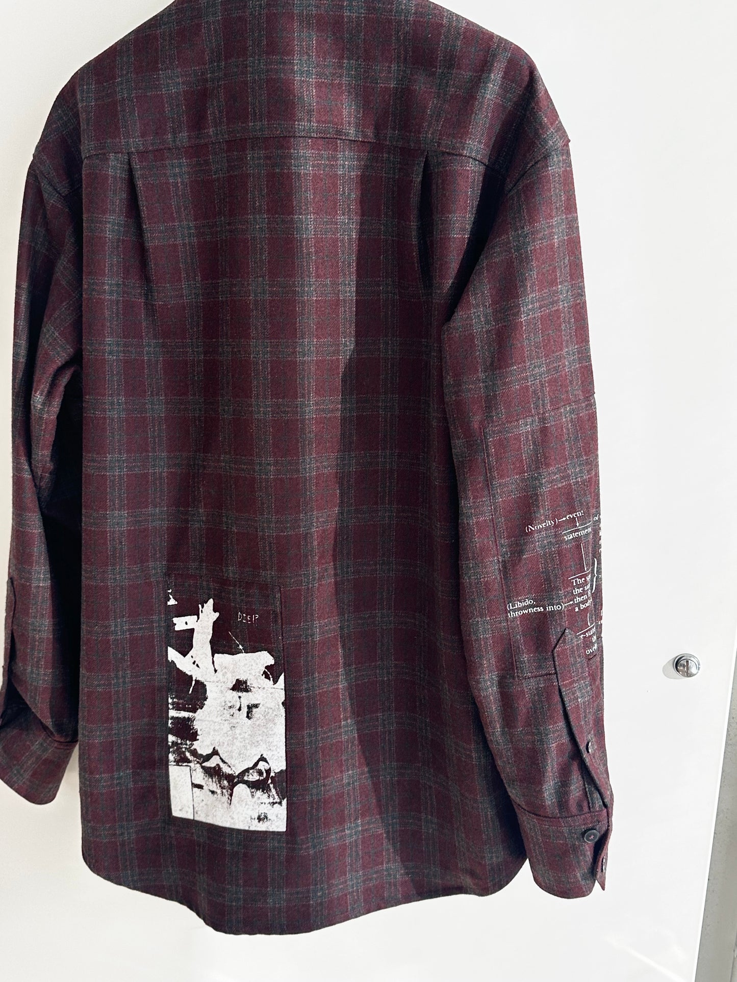 Enfants Riches Deprimes Patched Flannel Shirt