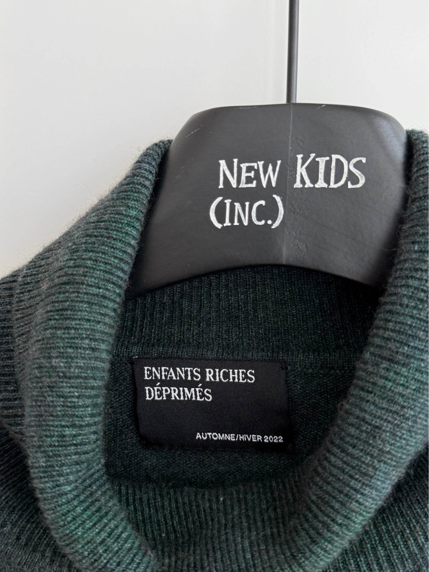 Enfants Riches Deprimes Dark Green Sweater
