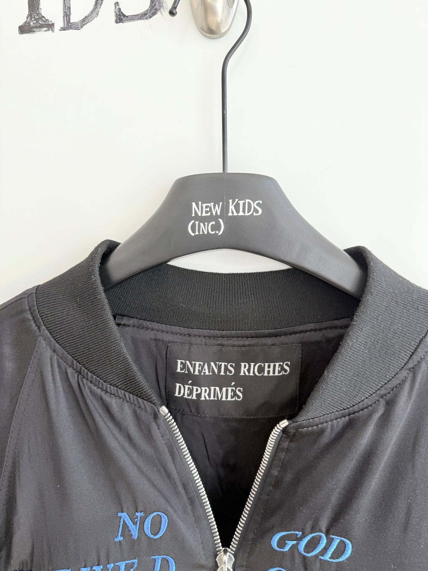 Enfants Riches Deprimes No God Silk Bomber Jacket