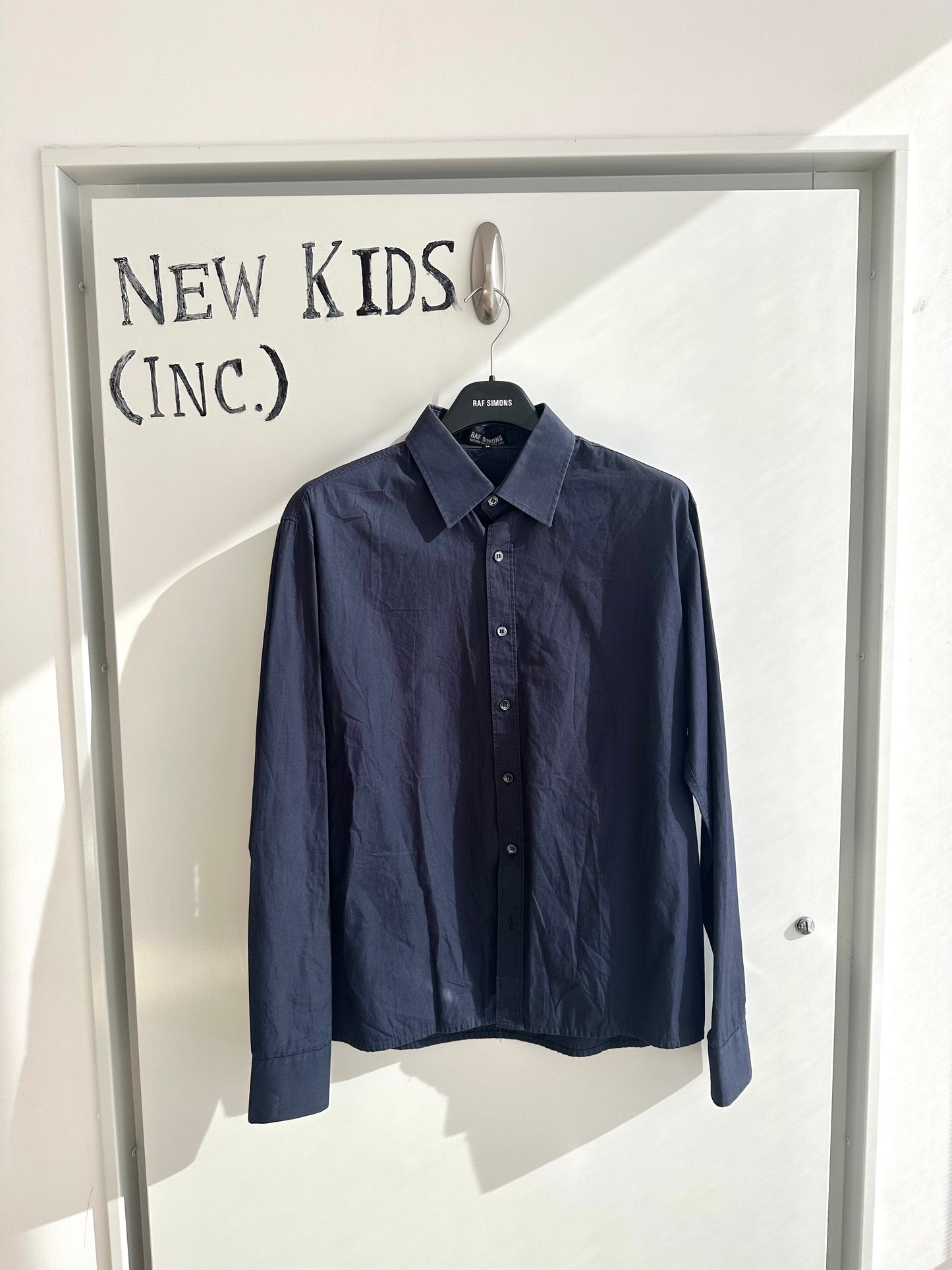 Raf Simons Waves Patched Button up Shirt