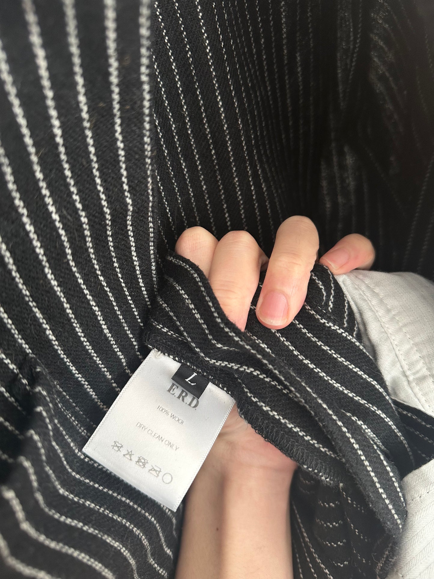 Enfants Riches Deprimes Striped Patched Jumpsuit