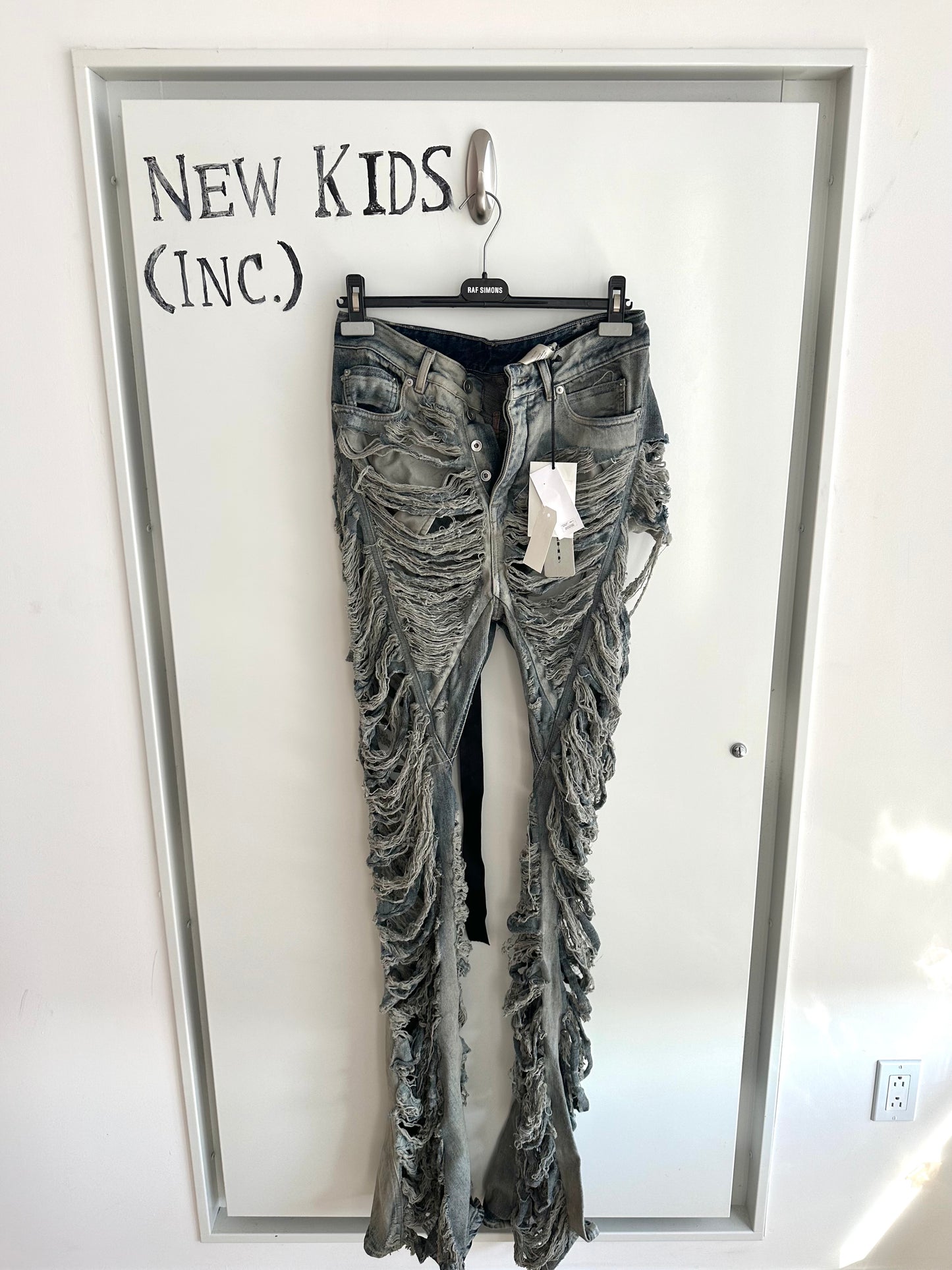 Rick Owens Drkshdw Damaged Jeans