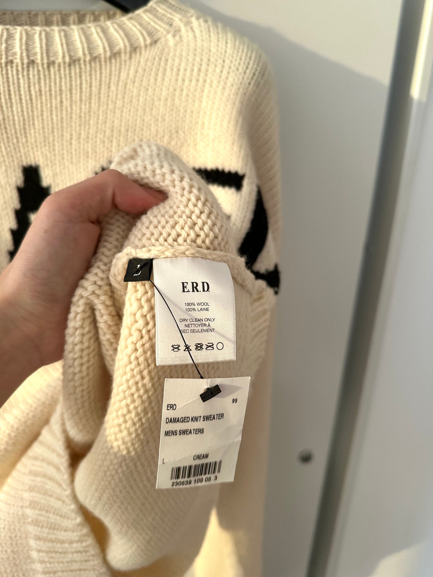 Enfants Riches Deprimes Damaged Knit Sweater
