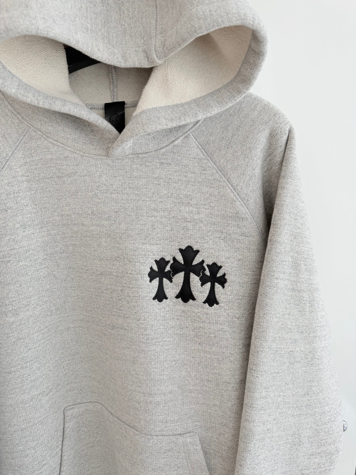 Chrome Hearts triple Cross Patched Hoodie