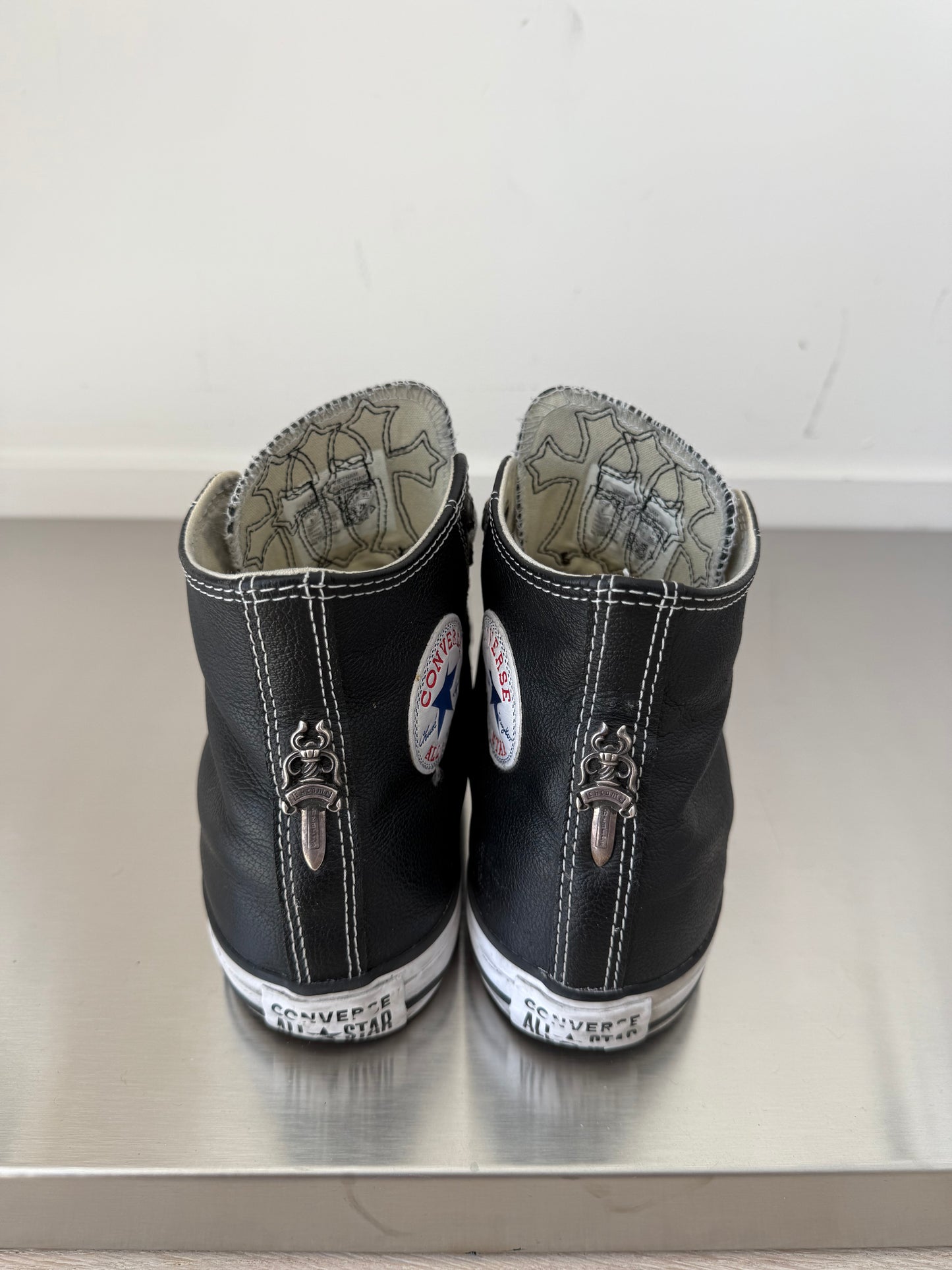 Chrome Hearts Leather Converse
