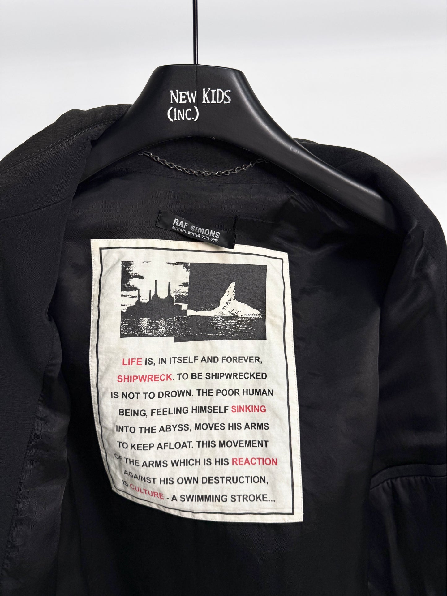 Raf Simons Aw2004 Waves Jacket