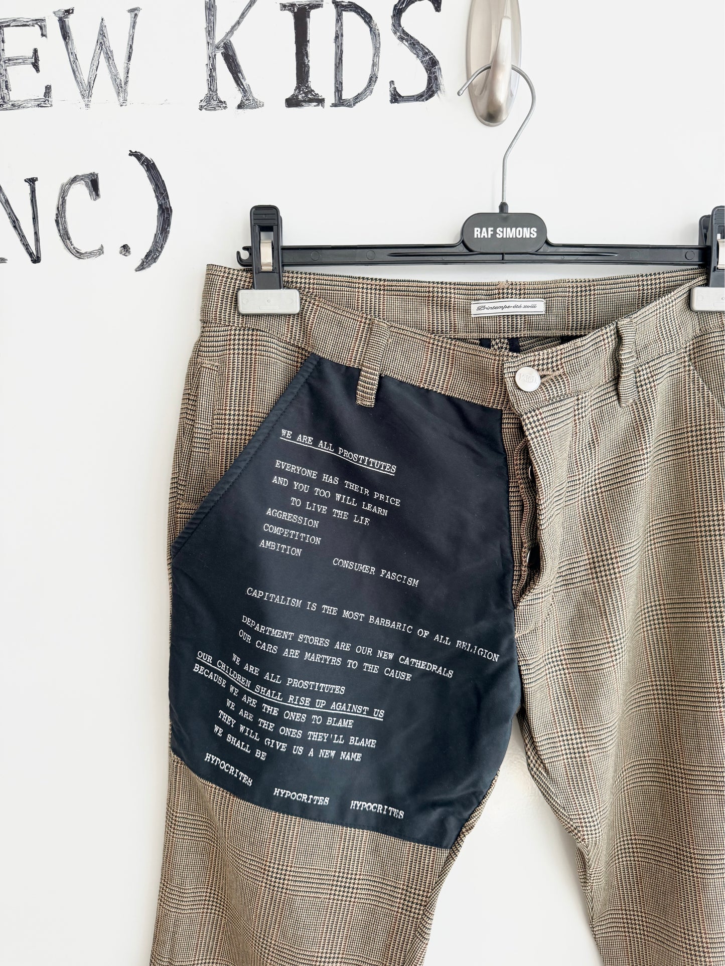 Enfants Riches Deprimes We Are All Prostitutes Patch Pants