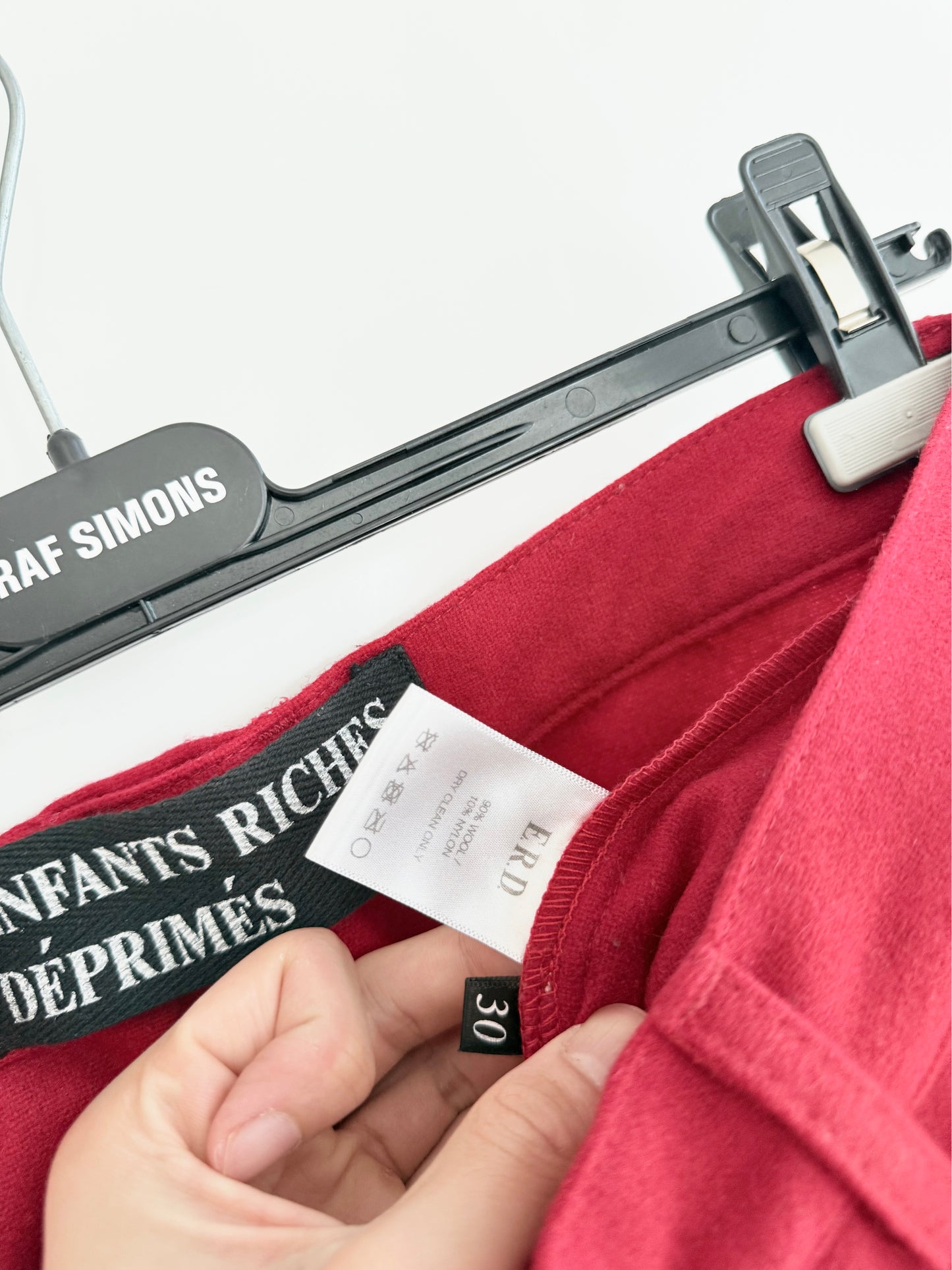 Enfants Riches Deprimes Brandenburg gate Patch Pants