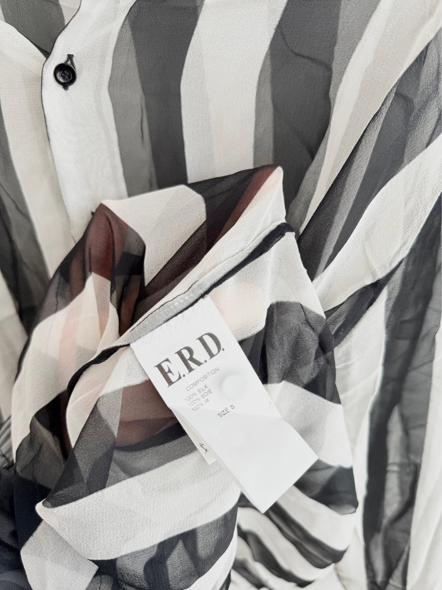 Enfants Riches Deprimes Silk Striped Shirt