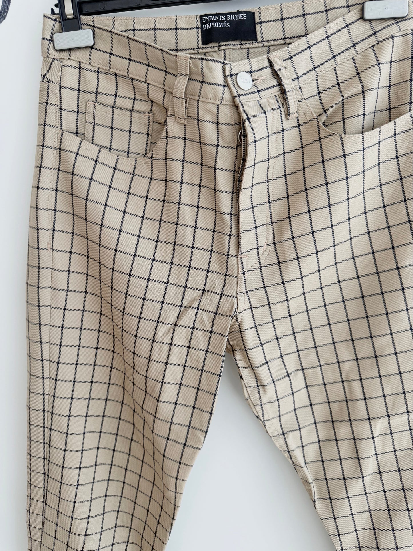 Enfants Riches Deprimes Checkered Plaid Pants Pants