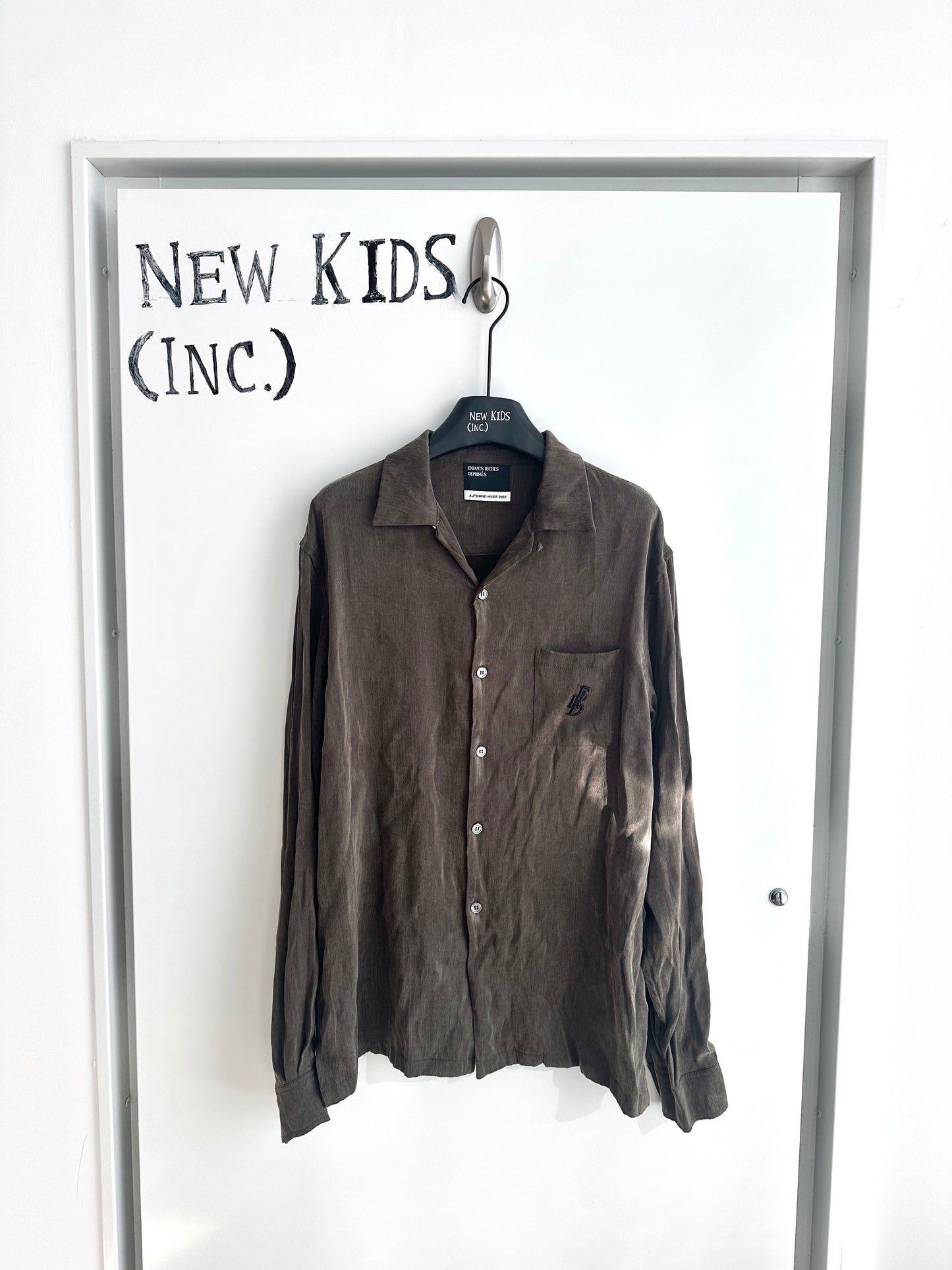 Enfants Riches Deprimes Cupro Buttons up Shirt