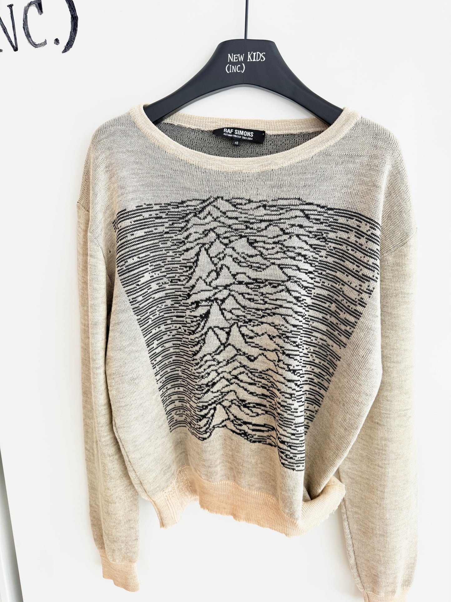 Raf Simons Closer Unknown Pleasures Sweater