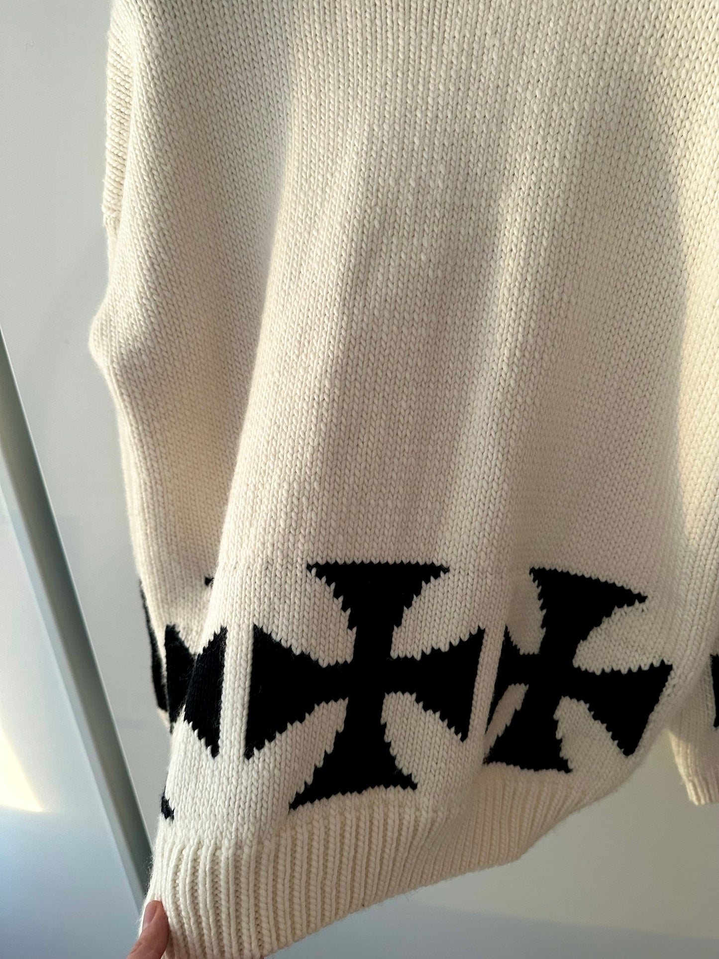 Enfants Riches Deprimes Apres Defile Cross knit Sweater