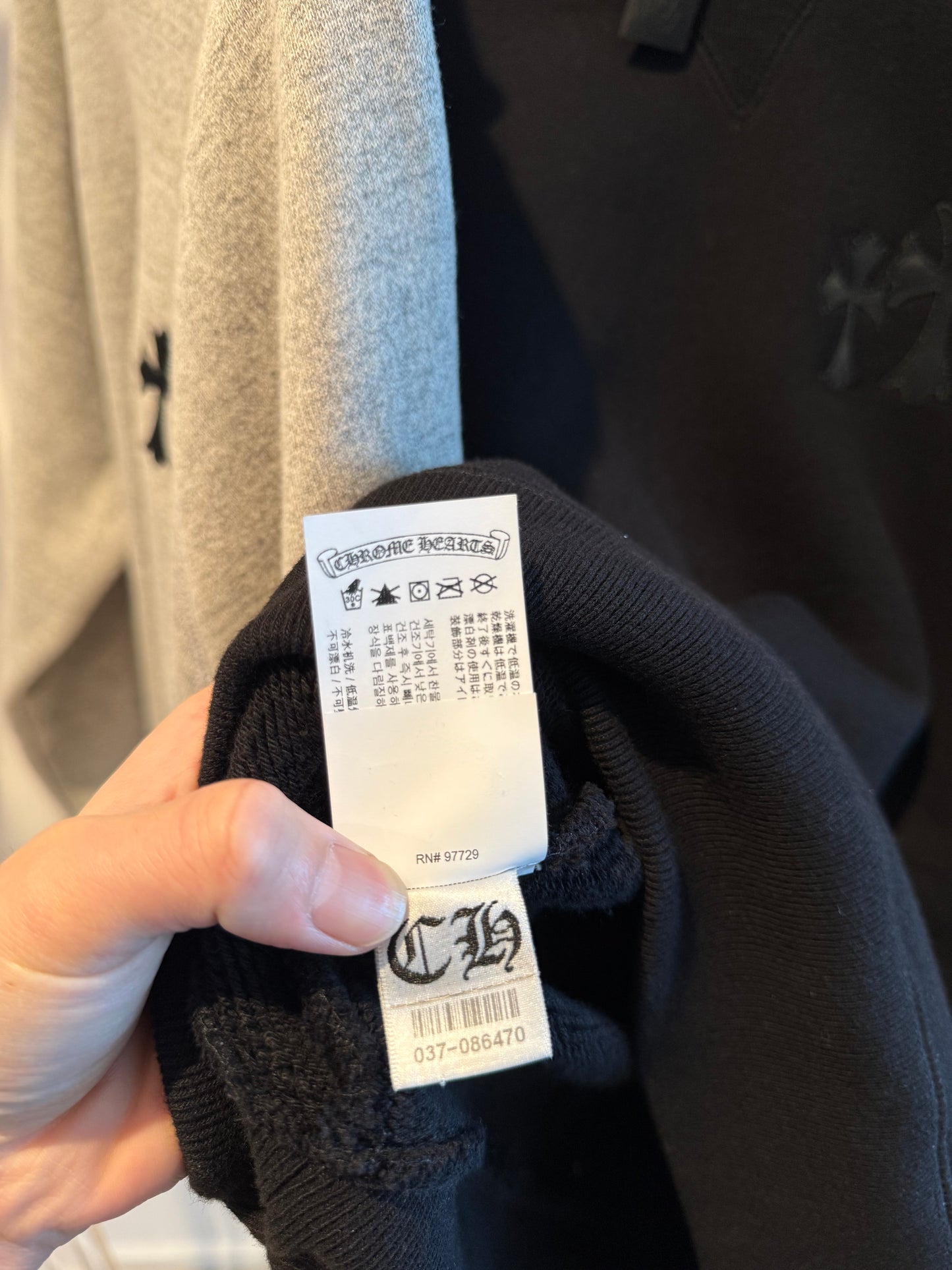Chrome Hearts Triple Cross Patched Crewneck