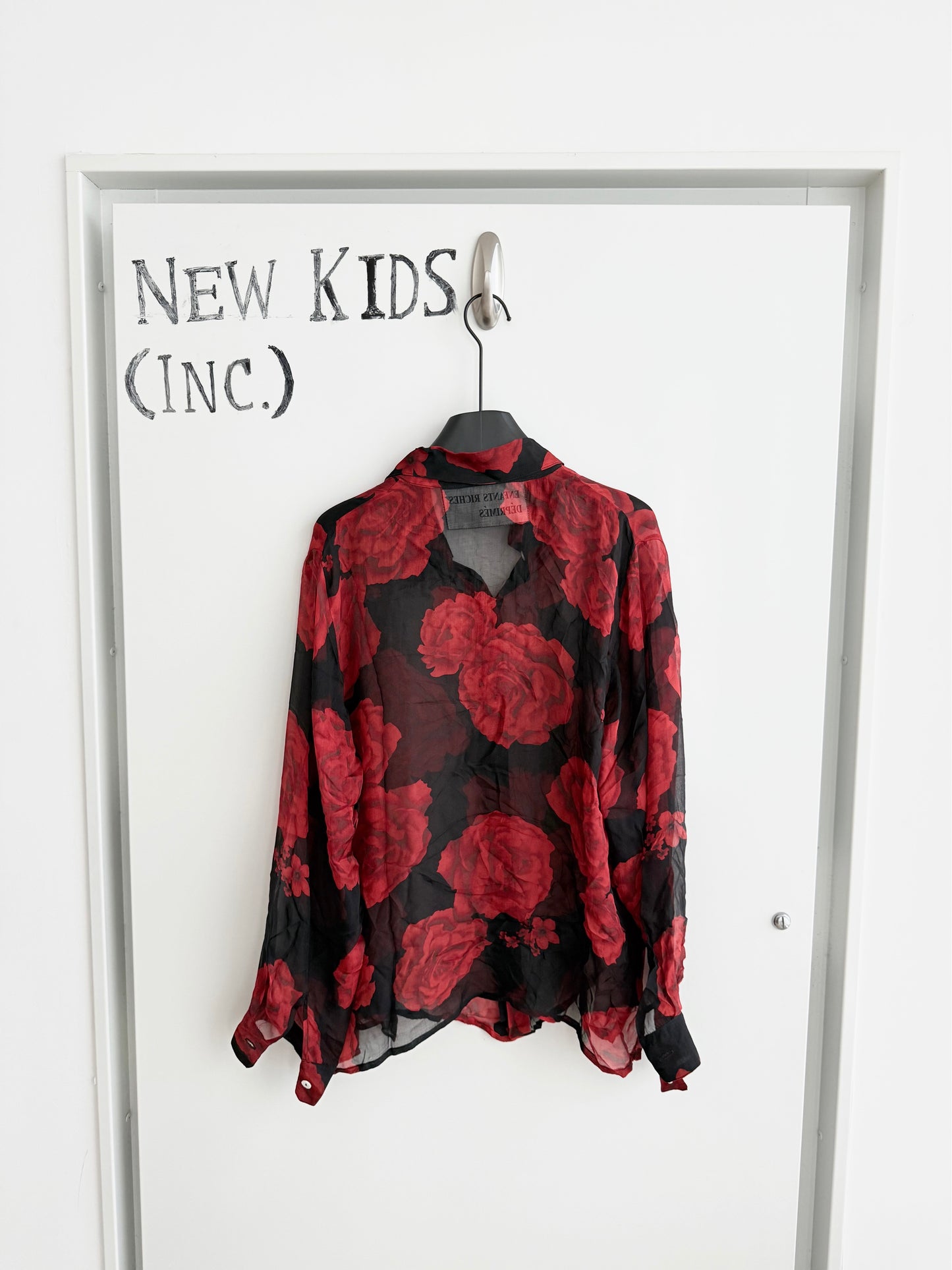 Enfants Riches Deprimes Silk Roses Shirt