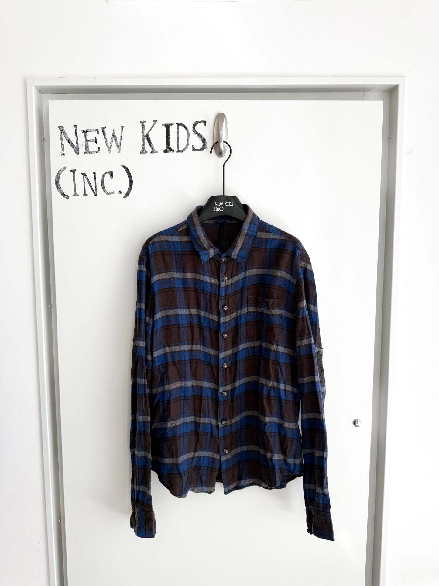 Chrome Hearts Patched flannel Shirt
