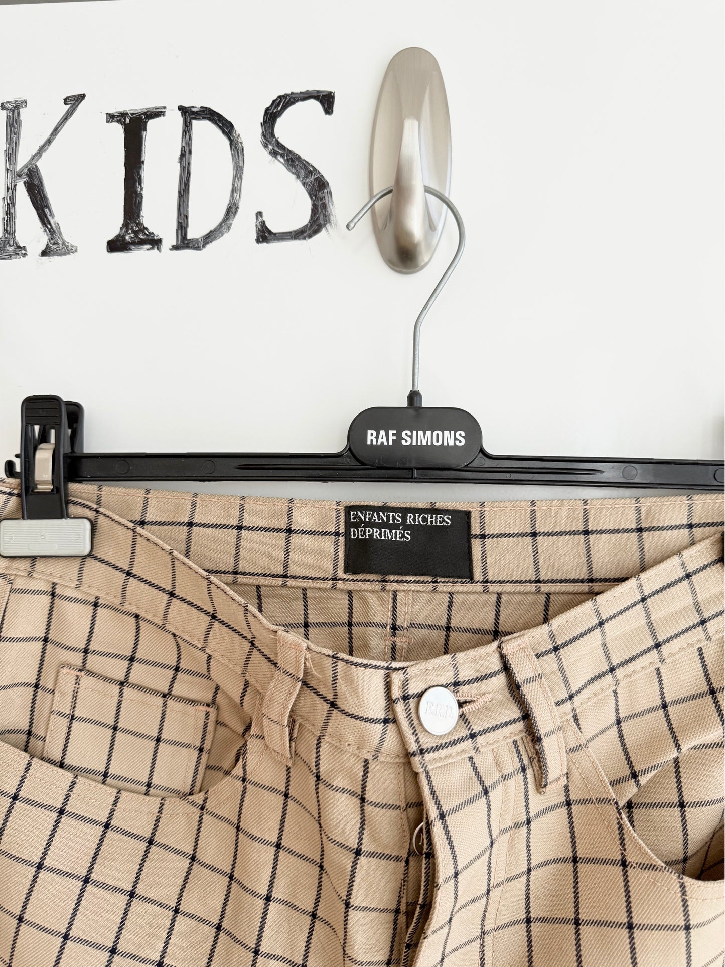 Enfants Riches Deprimes Checkered Plaid Pants Pants